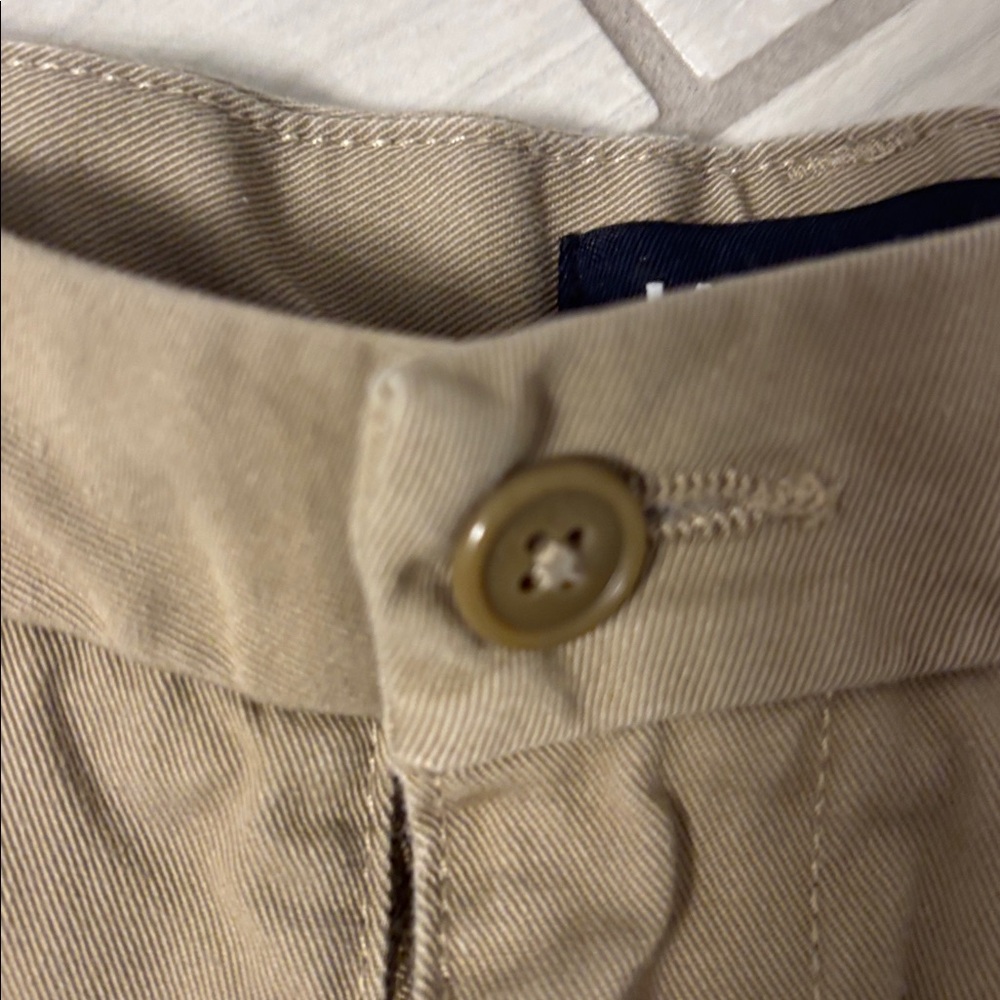 Girls uniform Lands' End Kids' Casual Tan Pants Size 8 - Picture 7 of 8